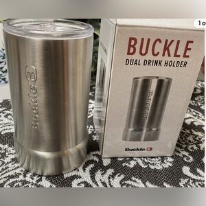 Buckle Stainless Steel Dual Insulated Drink Holder